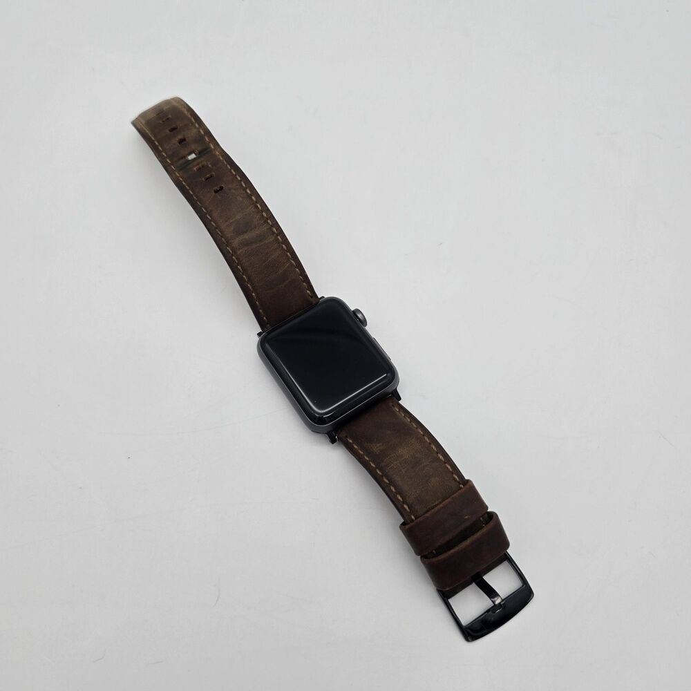 Apple Watch Series 3 - 42mm GPS, Aluminum Leather Band **(PROBABLY LOCKED)